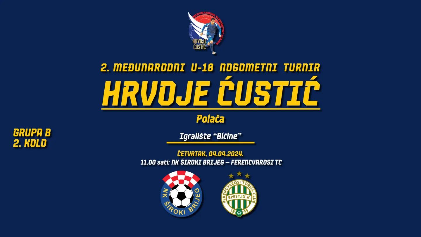 NK ŠIROKI BRIJEG - FERENCVAROSI TC