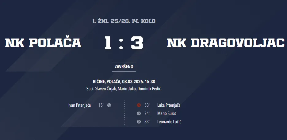 NK POLAČA - NK DRAGOVOLJAC
